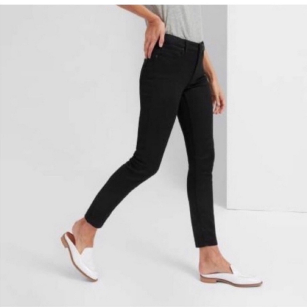 Everlane The Mid Rise Skinny Black Denim Jeans Ankle Women’s Pants Jeans